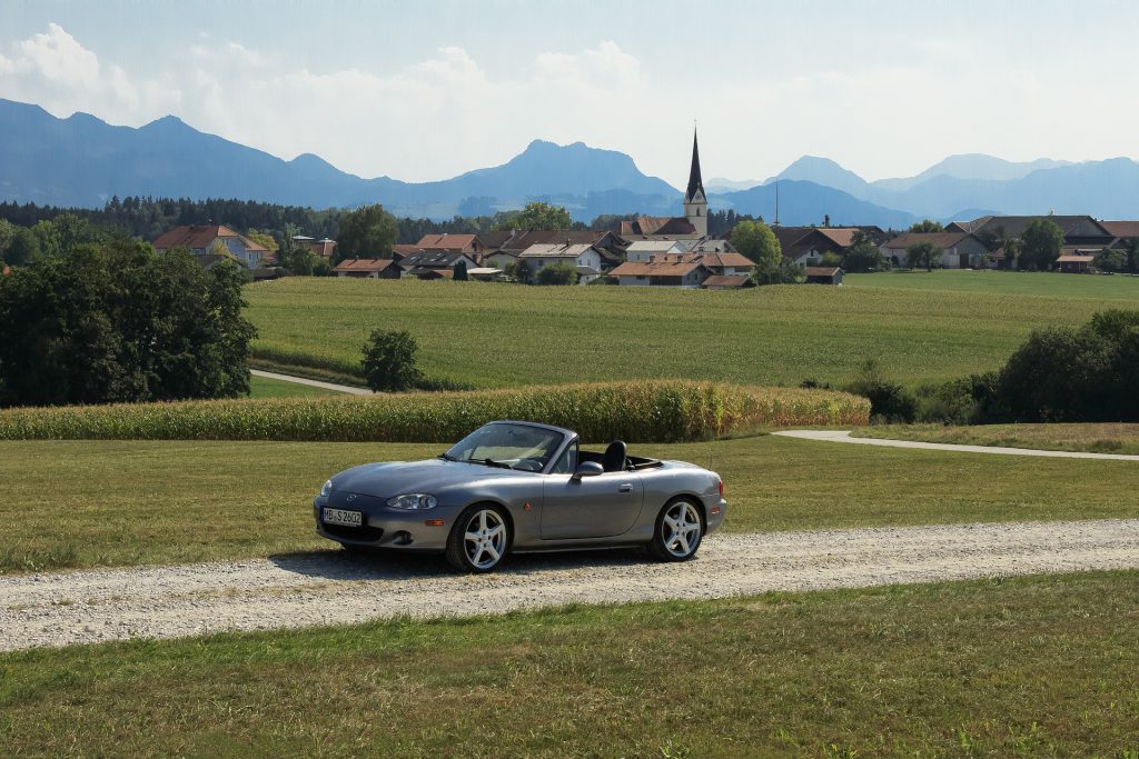 Autoreise nach einem Hotel in Rosenheim, Oberbayern